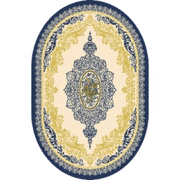 ISHRAK 85076 (Ovale, 200X140, BLEU NUIT)