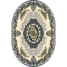 ISHRAK 85596 (Oval, 200X140, BLEU NUIT)