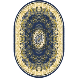 ISHRAK 86426 (Oval, 200X140, BLEU NUIT)