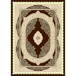 MELODIE 89051 (Rectangular, 190X150, MARRON CHOCO_BLANC SHRINK LX GOLD)