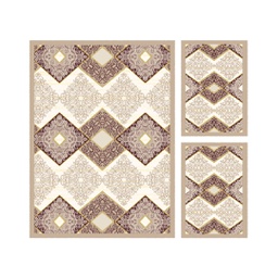 VALENCIA 6430D (Rectangular, ( T 160X220 + 2T 60X110 ), IVOIRE_CREME)