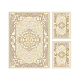 VALENCIA 5113E (Rectangulaire, ( T 160X220 + 2T 60X110 ), ECRU_CREME)