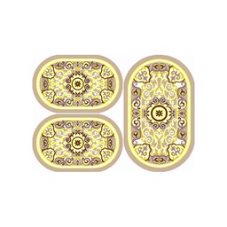 VALENCIA 5113D (Oval, ( O 80X130 + 2O 65X100 ), IVOIRE_CREME)