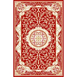 VALENCIA 5113C (Rectangulaire, 250X400, BORDEAUX_CREME)