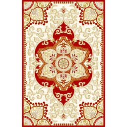 VALENCIA 5829C (Rectangular, 250X400, BORDEAUX_CREME)