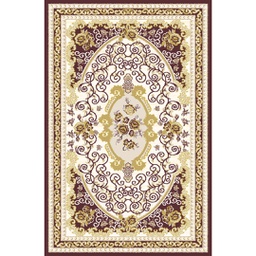 VALENCIA 7186C (Rectangular, 250X400, MARRON BORDEAUX_CREME)
