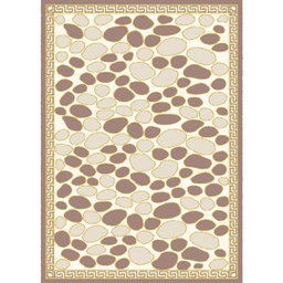 فالينسيا 6071B (مستطيل, 200X280, بني برونزي / قشدي)