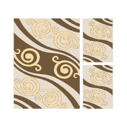 OLYMPIA 71900 (Rectangulaire, ( T 160X220 + 2T 60X110 ), CREME LX)