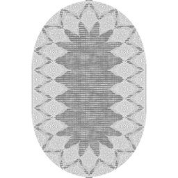 بساط 0388a (بيضوي, 70X120, متعدد الألوان, مطبوعة)