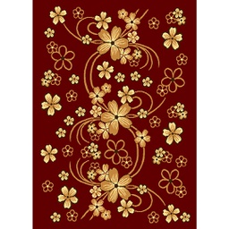 RELAX 60131 (Rectangular, 210X270, BORDEAUX)