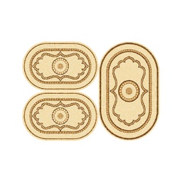 شيراز 76060 (بيضوي, ( O 80X130 + 2O 65X100 ), قشدي)