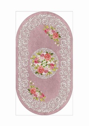 روبي 0389A (بيضوي, 70X120, وردي خشبي, مطبوعة)