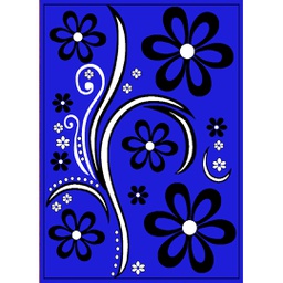 RELAX 50775 (Rectangulaire, 270X370, BLEU ROI)