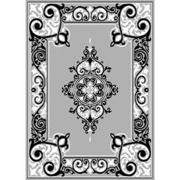RELAX 6267B (Rectangulaire, 240X330, GRIS CLAIRE)