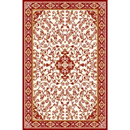 فالينسيا 5112B (مستطيل, 250X400, أحمر عنابي / قشدي)