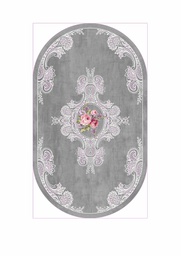 RUBIS 0053A (Oval, 70X120, GRIS CLAIRE, Lamination)