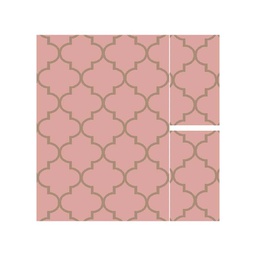 CACHEMIRE 90610 (Rectangulaire, ( T 160X220 + 2T 60X110 ), BOIS DE ROSE)