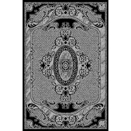 MELODIE 86610 (Rectangular, 190X150, NOIRE_GRIS CLAIRE)