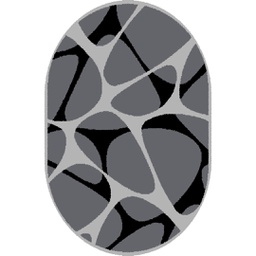 TAGHIT 9099G (Oval, 120X170, GRIS CLAIRE)