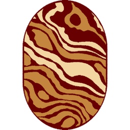 TAGHIT 90970 (Oval, 120X170, BORDEAUX)