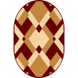 TAGHIT 91000 (Oval, 120X170, BORDEAUX)