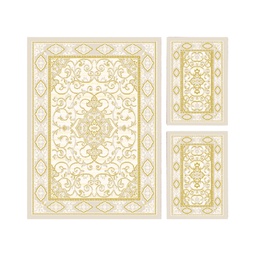 VALENCIA 5112A (Rectangulaire, ( T 150X230 + 2T 60X115 ), CREME_CREME)