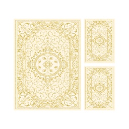 VALENCIA 5113A (Rectangular, ( T 150X230 + 2T 60X115 ), CREME_CREME)