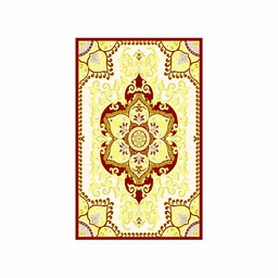 فالينسيا 5829C (مستطيل, 190X270, أحمر عنابي / قشدي)