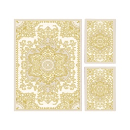 VALENCIA 5829A (Rectangular, ( T 150X230 + 2T 60X115 ), CREME_CREME)