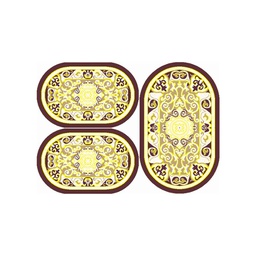 فالينسيا 5113C (بيضوي, ( O 80X130 + 2O 65X100 ), بني عنابي / قشدي)