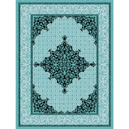 SHIRAZ 80440 (Rectangular, 200X275, VERT TURQUOISE)