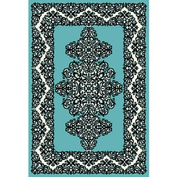 SHIRAZ 80450 (Rectangular, 200X275, VERT TURQUOISE)