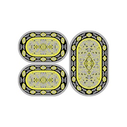 VALENCIA 5112D (Ovale, ( O 80X130 + 2O 65X100 ), GRIS CLAIRE_GRIS CLAIRE)