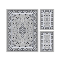 VALENCIA 5112D (Rectangular, ( T 150X230 + 2T 60X115 ), GRIS CLAIRE_GRIS CLAIRE)