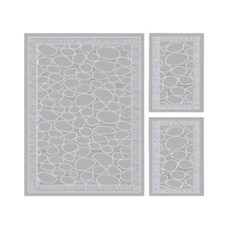 VALENCIA 6071A (Rectangulaire, ( T 150X230 + 2T 60X115 ), GRIS CLAIRE_GRIS CLAIRE)