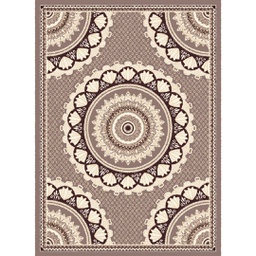 MELODIE 86622 (Rectangular, 190X275, MARRON BRONZE_IVOIRE)