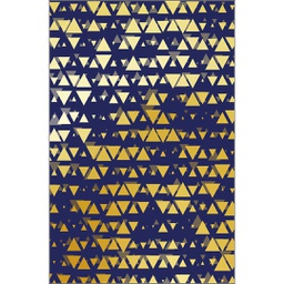 RUBIS 0654A (Rectangular, 180X270, BLEU NUIT, Lamination)