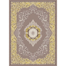 MELODIE 91120 (Rectangular, 190X275, MARRON BRONZE_IVOIRE)