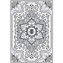 VALENCIA 5829D (Rectangular, 200X280, GRIS CLAIRE_BLANC)