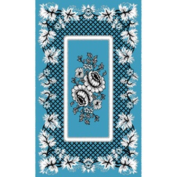 RELAX 7647C (Rectangular, 240X400, BLEU TURQUOISE)
