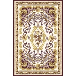 VALENCIA 7186C (Rectangulaire, 190X270, MARRON BORDEAUX_CREME)