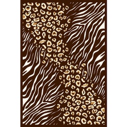SHIRAZ 91570 (Rectangulaire, 165X230, MARRON CHOCO)