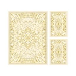 VALENCIA 5113A (Rectangular, ( T 160X220 + 2T 60X110 ), CREME_CREME)