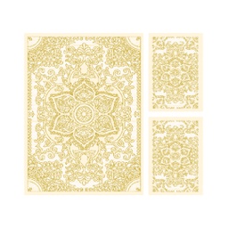 VALENCIA 5829A (Rectangulaire, ( T 160X220 + 2T 60X110 ), CREME_CREME)