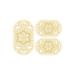 VALENCIA 5829A (Oval, ( O 80X130 + 2O 65X100 ), CREME_CREME)