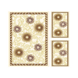 VALENCIA 7659C (Rectangular, ( T 150X230 + 2T 60X115 ), CREME_CREME)