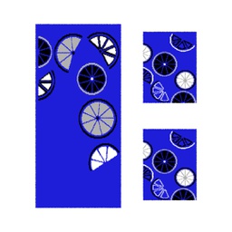 RELAX 85124 (Rectangular, ( T 60X120 + 2T 60X45 ), BLEU ROI)