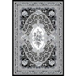 VALENCIA 7186C (Rectangular, 200X280, NOIRE_GRIS CLAIRE)