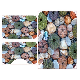 RUBIS 0862A (Rectangular, ( T 45X90 + T 45X48 + T 45X48 ), MULTI COULEURS, Lamination)