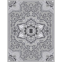 VALENCIA 5829D (Rectangulaire, 250X400, GRIS CLAIRE_GRIS CLAIRE)